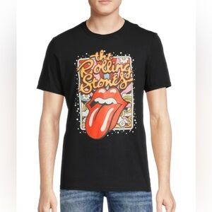 The Rolling Stones Black Cotton Tee
